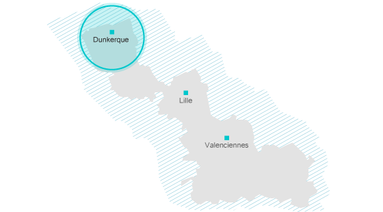 Carte de la zone d'intervention